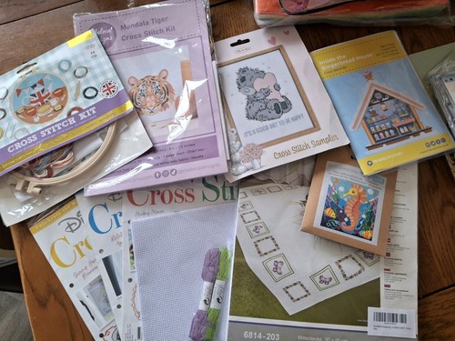 Cross stitch kit bundle - stitch,