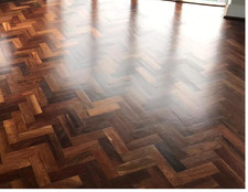 Vintage Teak parquet "SIX times" the size/area  smaller ones on sale
