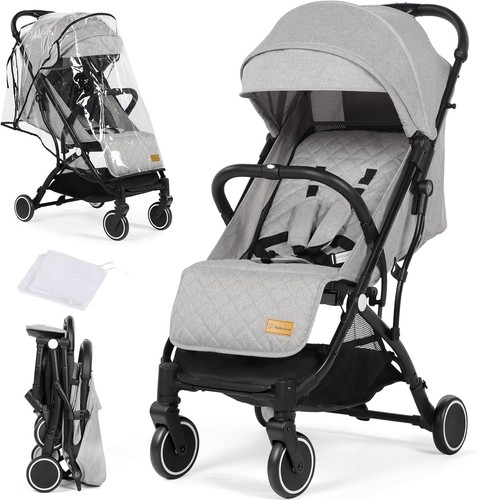 One hand foldable pushchair - foldable,