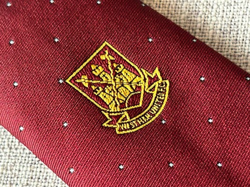Vintage west ham club tie - vintage,
