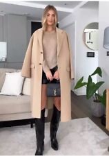 ZARA CAMEL DOUBLE FACED WOOL