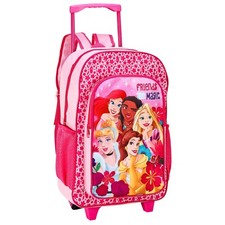 Disney Princess Wheeled Backpack for Girls - Kids Travel Trolley Bag 45cm