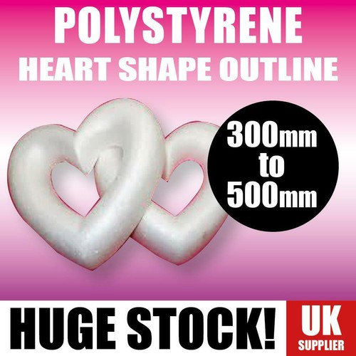 Polystyrene heart shape - polystyrene,