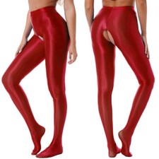 Ladies Semi-Opaque Shiny Satin