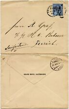GB QV 1897 GRAND HOTEL EASTBOURNE Printed Envelope to AUSTRIA