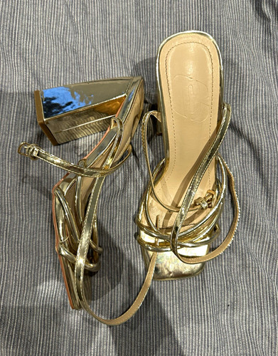 Women gold strappy - women’s,