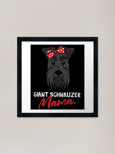 Giant schnauzer mama - schnauzer,