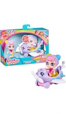 Kindi Kids Minis Rainbow Kate’s Airplane Playset – Mini Figure & Vehicle