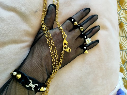 Fraulein kink jewelled - fraulein, gloves