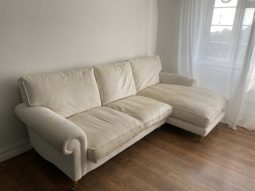 Laura ashley cream velvet - ashley,