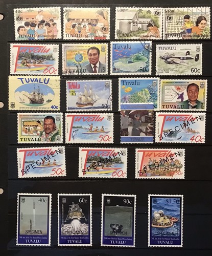 Tuvalu stamp selection mnh - tuvalu,