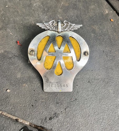 Classic car shield badge - car, aa