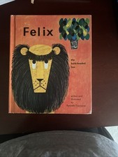 Felix the Bald Headed Lion Hardcover Book Kenneth Townsend First American 1968