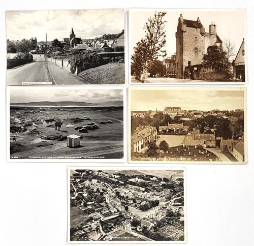 Dornoch postcards five black - postcards;,