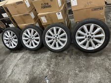 MINI 17" Vent Spoke 518 Alloy Rims Wheels SET x4 & Tyres F54 Clubman