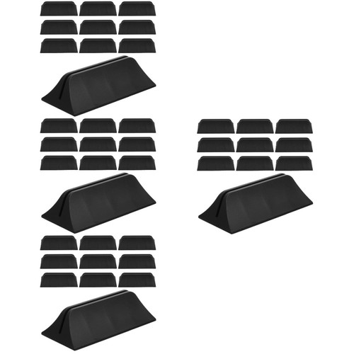 Black reusable plastic - black,