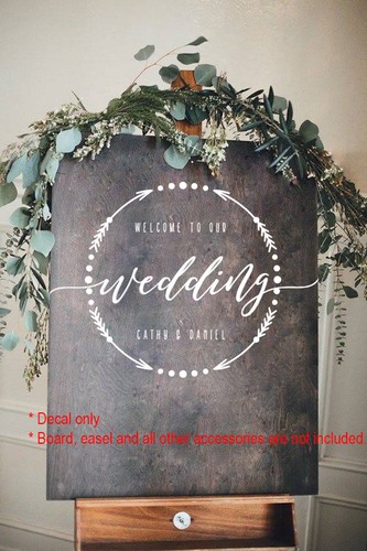 Custom wedding welcome sign - custom,