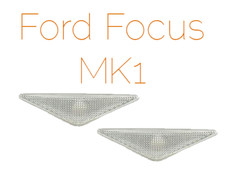 2X FORD FOCUS MK1 98-05 WHITE