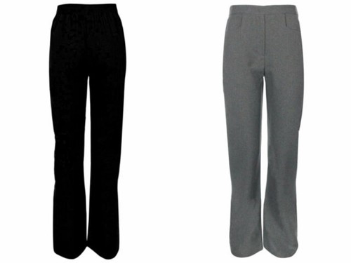 Girls slim fit school trousers - school,