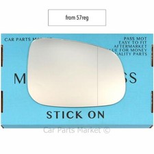 Right Wide Angle Wing mirror glass for Volvo v70 07-16 from 57reg
