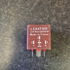 #02009 VW G.CARTIER 5-PIN RELAY 02009 12V 