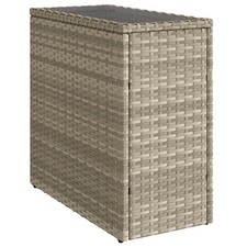 Garden Side Table with Wooden