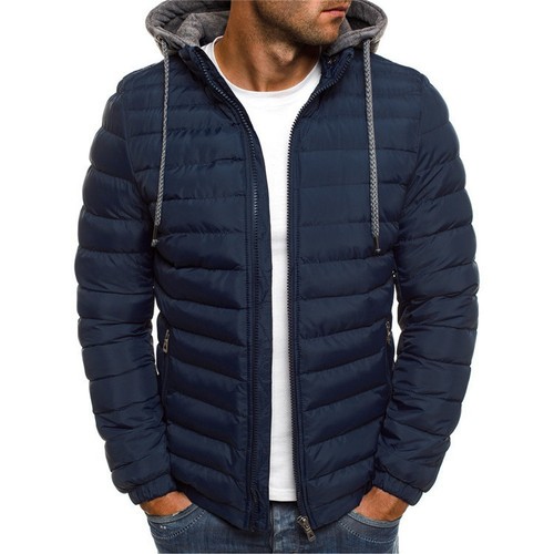 Men hooded jacket winter - hooded,