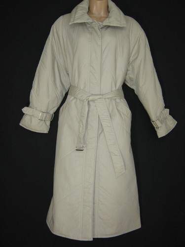 Peter hahn stone beige trench - stone,