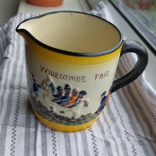 Ceramic widecombe fair jug - ceramic,