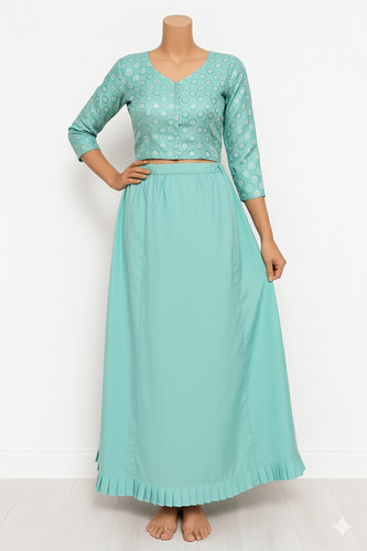 Saree skirt premium cotton - saree,