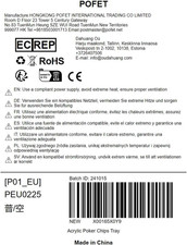 5Pcs Acrylic Poker Chips Tray