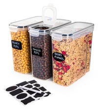4L Cereal Storage Container – Airtight, BPA-Free, Easy-Pour Flip Lid for Pantry