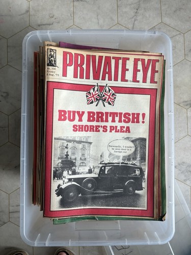 Private eye magazine - eye,