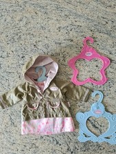 Baby Annabell Outfit &  coat hangers fab X 2 & Baby Born 
