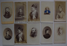 Ten Victorian CDVs Mixed  British.