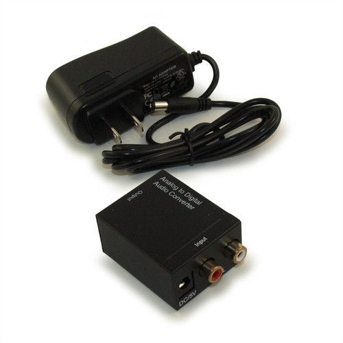 Analog audio to - (2, rca)