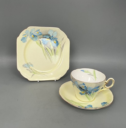 Shelley blue iris - art, deco