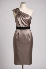 Coast One Shoulder Satin Dress