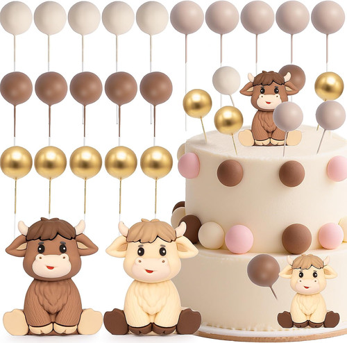 Pcs highland cow cake - 22,