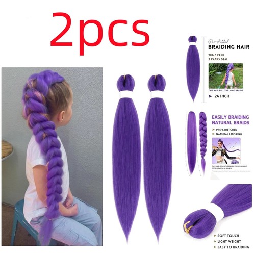 Rumi purple braid ponytail - braid,