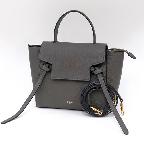 Celine nano grained skin belt - celine,
