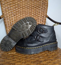 Dr Martens Devon flower Black