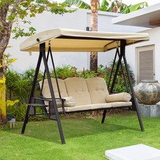 Outsunny 3 Seater Garden Swing