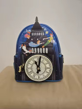 Disney Loungefly Neverland Peter Pan Rare Classic Tinker Bell AOP Mini Backpack
