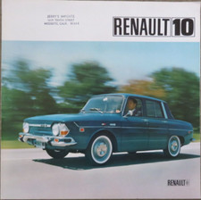 Renault R10 USA brochure