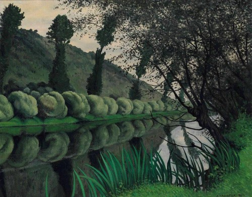 The seine lined with willows - seine,