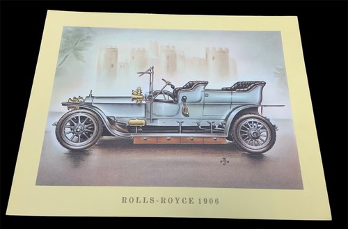 Vintage poster rolls royce - vintage,