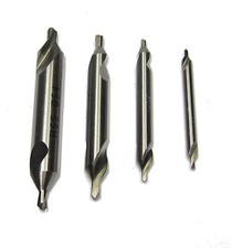 Centre drill 4pc set - drill, 0.8mm