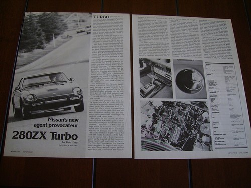 1981 nissan 280zx - 280zx, turbocharged