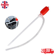 Manual Hand Syphon Siphon Pump - Liquid Transfer Water Petrol & Diesel Fuel UK